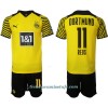 Conjunto (Camiseta+Pantalón Corto) BVB Borussia Dortmund Marco Reus 11 Primera Equipación 2021/22 - Niño